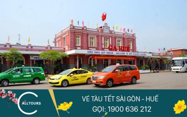 Vé tàu tết Canh tý 2020 Sài Gòn Huế