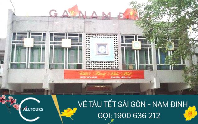 Vé tàu tết canh tý 2020 Sài Gòn Nam Định