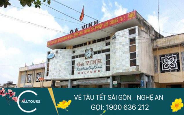 Vé tàu tết Canh Tý 2020 Sài Gòn Nghệ An