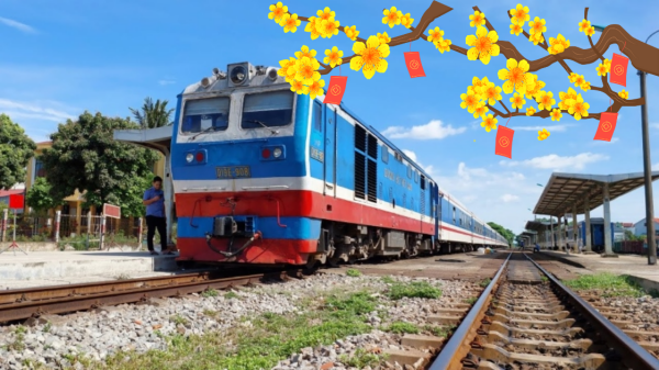 Vé tàu Tết 2026 Sài Gòn Đồng Hới