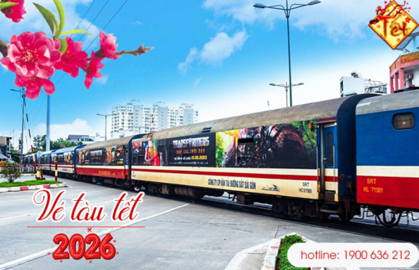 Vé tàu Tết 2026 Sài Gòn Quảng Ngãi
