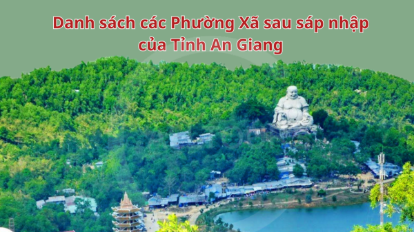 Danh sách các phường xã sau sáp nhập của tỉnh An Giang