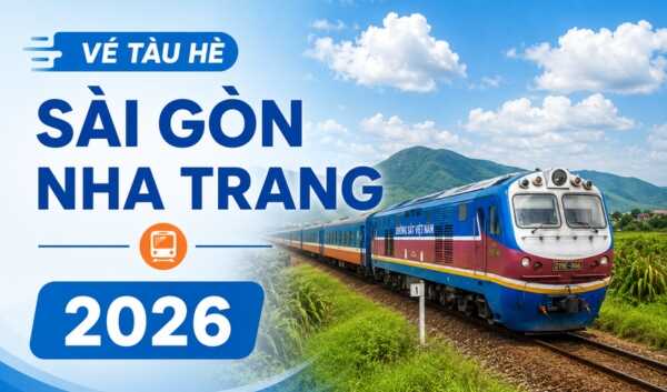 Vé tàu hè Sài Gòn Nha Trang 2026