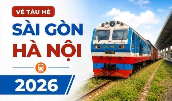 Vé tàu hè Sài Gòn Hà Nội 2026